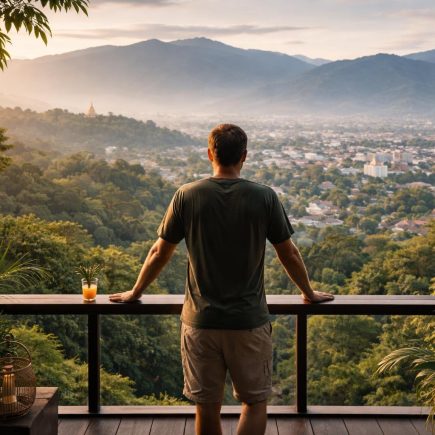 homme-balcon-vue-chiangmai-montagnes