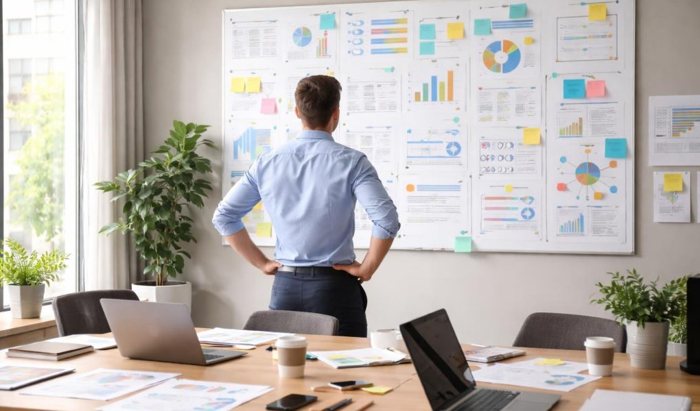 bureau-moderne-personne-fiche-document