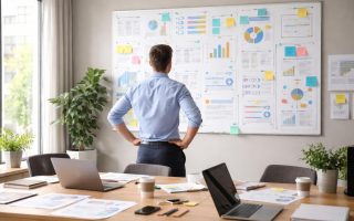 bureau-moderne-personne-fiche-document