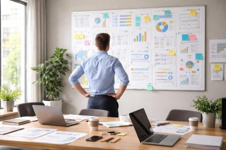 bureau-moderne-personne-fiche-document