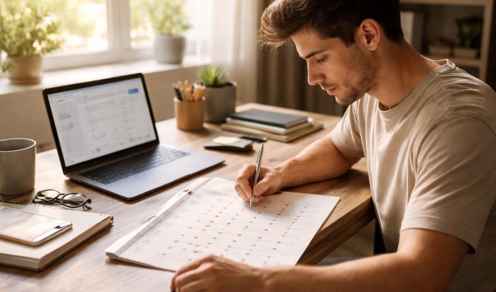 jeune-adulte-calendrier-bureau-moderne