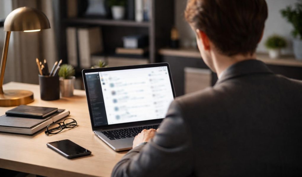 bureau-moderne-ordinateur-personne-assise