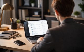 bureau-moderne-ordinateur-personne-assise