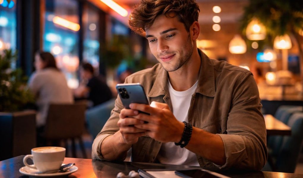 jeune-cafe-smartphone-neons