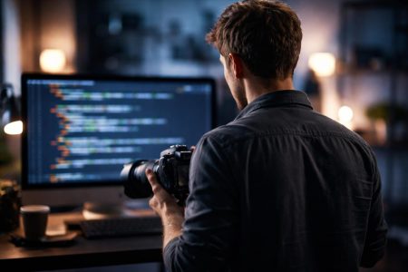 photographe-appareil-ecran-studio-technologique