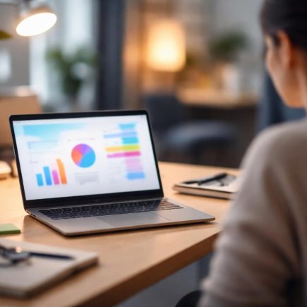 bureau-moderne-ordinateur-portable-presentation